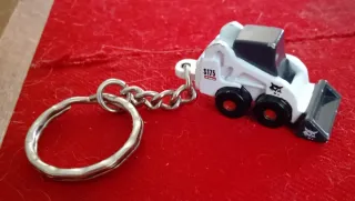 Cinghietta porta badge Bobcat rossa