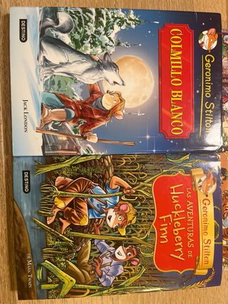 Geronimo Stilton, pack de 5 libros Tapa Dura