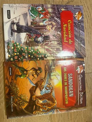 Geronimo Stilton, pack de 5 libros Tapa Dura