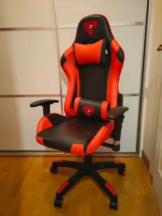 Silla Gamer Roja y Negra