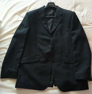 Traje de chaqueta hombre talla 42 negro