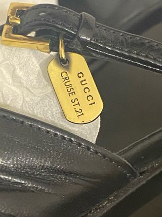 Sandali Gucci Pelle Nera Tg 37