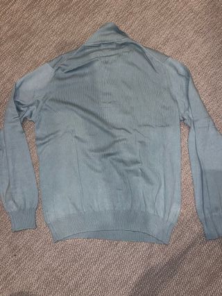 Jersey manga larga azul Pompeii