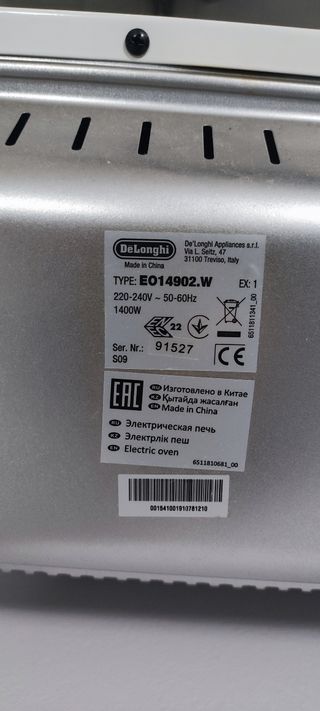 Fornetto elettrico De'Longhi EO14902.W