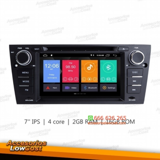 PANTALLA BMW E90 - NAVEGADOR MULTIMEDIA GPS ANDRO