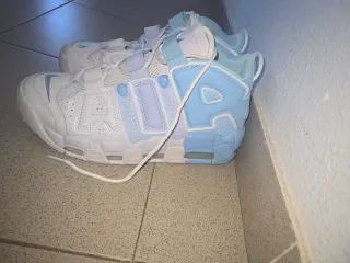 Sneakers Nike Air More Uptempo Blu/Bianco