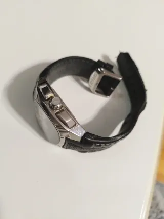 Reloj Lotus Cronógrafo Plata y Negro