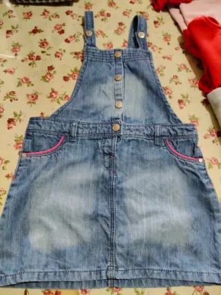 Lotto 9 pezzi abbigliamento bimba