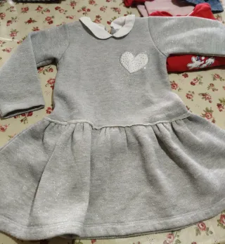 Lotto 9 pezzi abbigliamento bimba