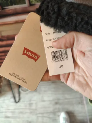 Chaqueta Levi's Negra Sintética Sherpa