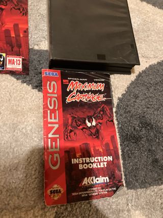 Maximum Carnage Mega Drive (Genesis) Beat'em up