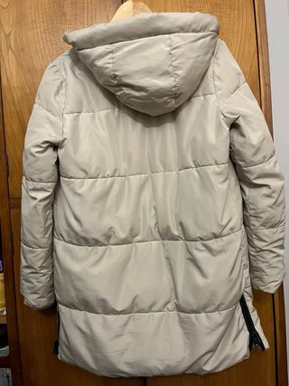 Abrigo acolchado gris talla XS