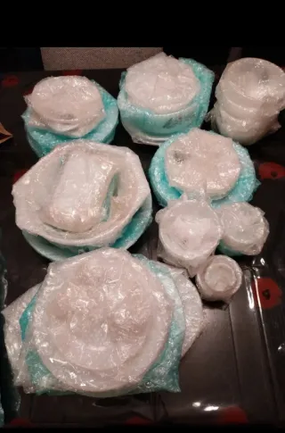 Vajilla Arcopal Margaritas Porcelana ,40 piezas