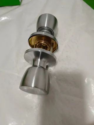 Juego Pomos Puerta cromo