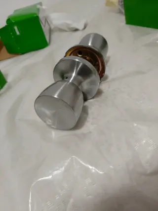 Juego Pomos Puerta cromo