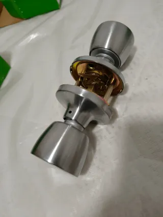 Juego Pomos Puerta cromo