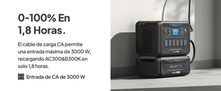 BLUETTI AC300 + B300 Batería Portátil 3000W