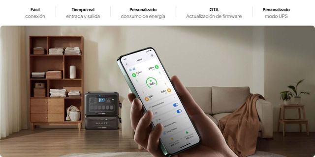 BLUETTI AC300 + B300 Batería Portátil 3000W