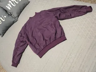 Chaqueta bomber vintage morada