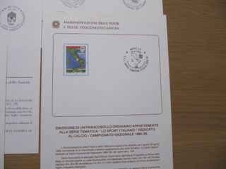 Bollettini illustrativi Poste Italiane 1990-2008