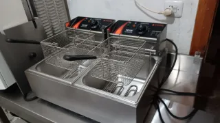 Freidora industrial 6+6L