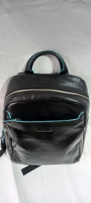 Zaino Piquadro Pelle Blu