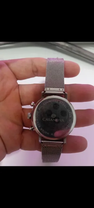 Reloj CASANOVA Negro/Plata Usado 2 Veces