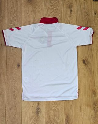 Polo Hummel Bianco Rosso Taglia S