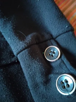 Cappottino donna nero con bottoni