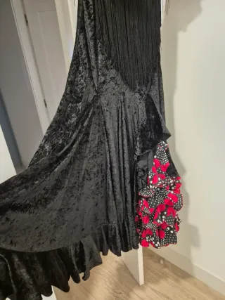 Vestido Flamenco Negro y Rojo Talla Única