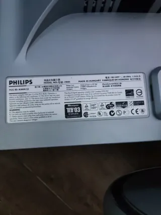 Monitor PC Philips Plata y Negro