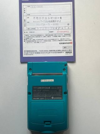 Nintendo Game Boy Color Azul/Verde