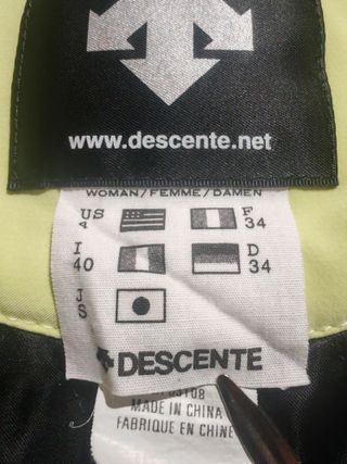 DESCENTE Anorak mujer XS