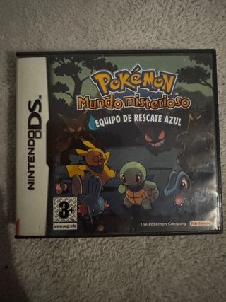 Pokemon Mundo Misterioso Equipo Rescate Azul DS
