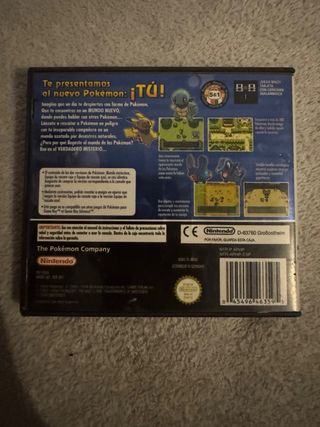 Pokemon Mundo Misterioso Equipo Rescate Azul DS
