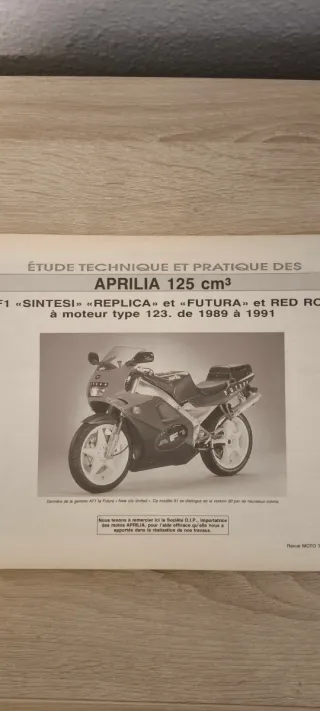 Revue Moto Technique Aprilia af1 Suzuki gsxr 1100