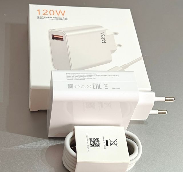 Cargador compatible Xiaomi POCO 120W y Cable USB C