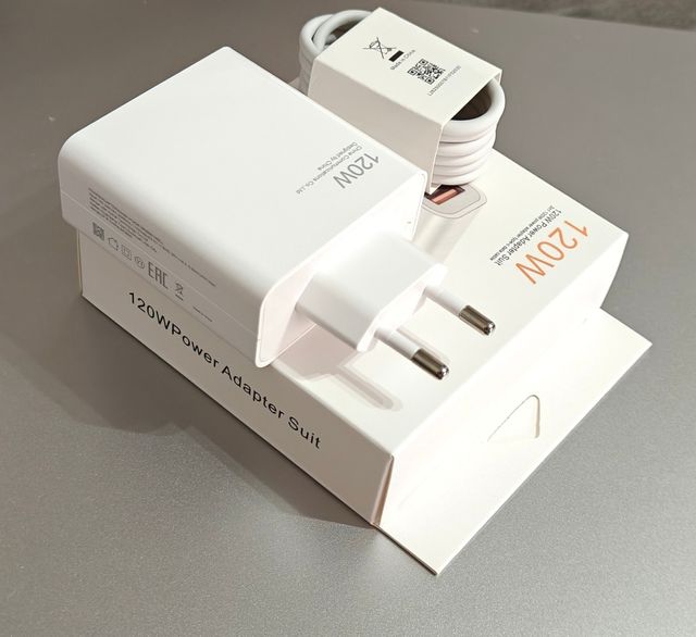 Cargador compatible Xiaomi POCO 120W y Cable USB C
