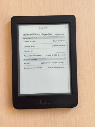 Kobo Nia 8GB Negro