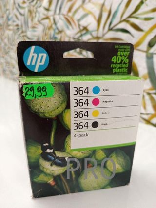 Pack de 4 Cartuchos de tinta - N9J73AE, 364 - HP
