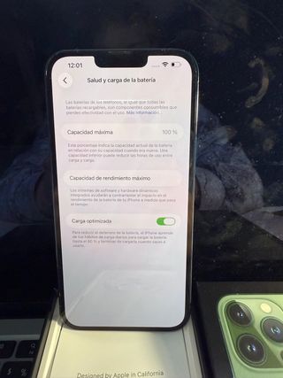 iPhone 13 Pro Max Verde Nuevo 100% Batería