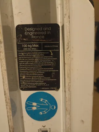 Patinete infantil azul y blanco