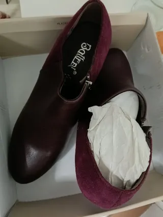 Botines Burdeos Talla 40 Nuevos
