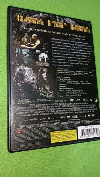 DVD El Laberinto del Fauno Edición Especial 2 Disc