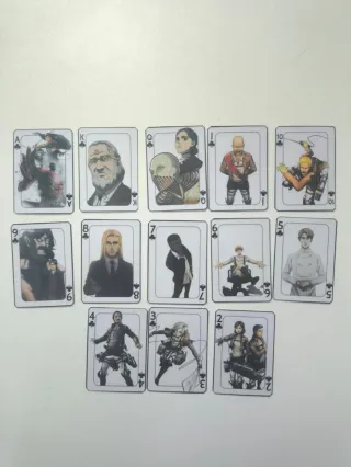 Baraja de Poker Attack on Titán