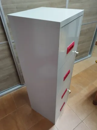 Archivador Metálico 4 Cajones Gris