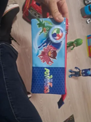 Figuras PJ Masks y Estuche