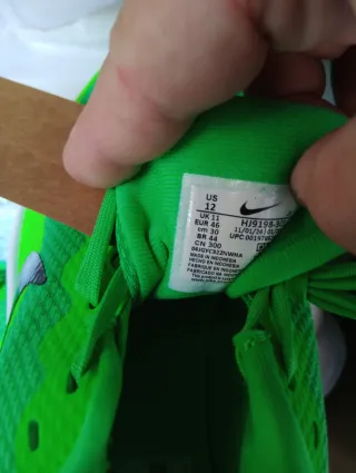 Zapatillas Nike Talla 46 Verde y Blanco