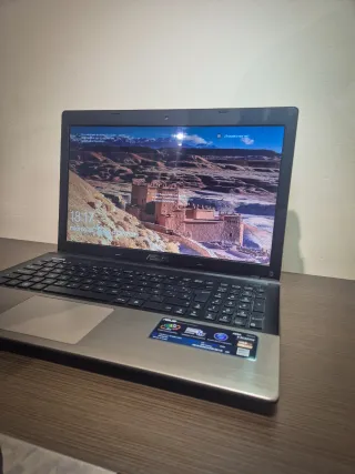 Portátil Asus Negro/Plateado