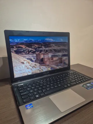 Portátil Asus Negro/Plateado